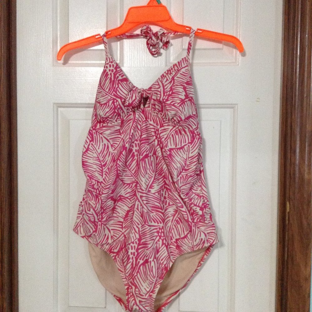 Womans one piece swimsuit maternity used